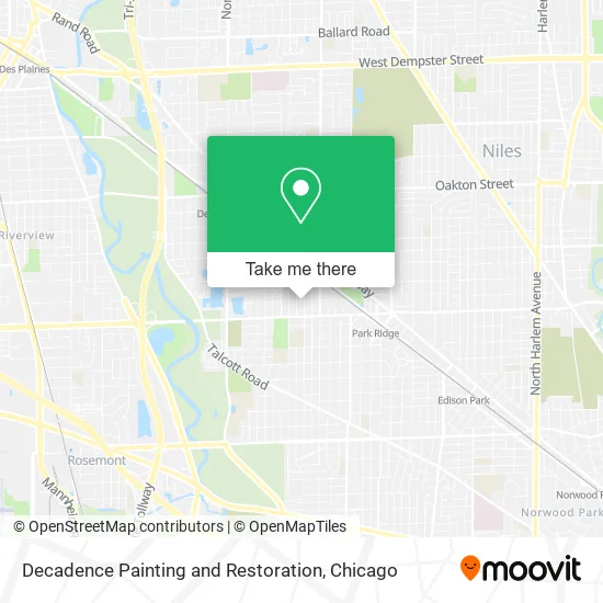 Decadence Painting and Restoration map