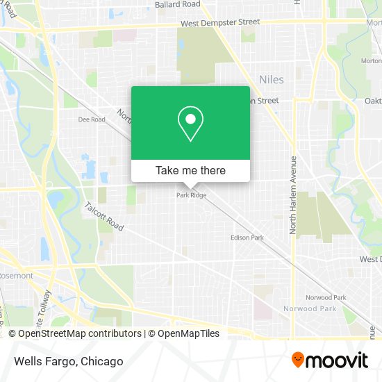 Mapa de Wells Fargo