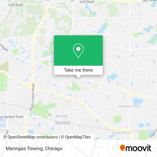 Maringas Towing map