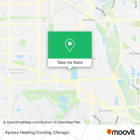 Xpress Heating/Cooling map