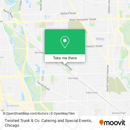 Twisted Trunk & Co. Catering and Special Events map
