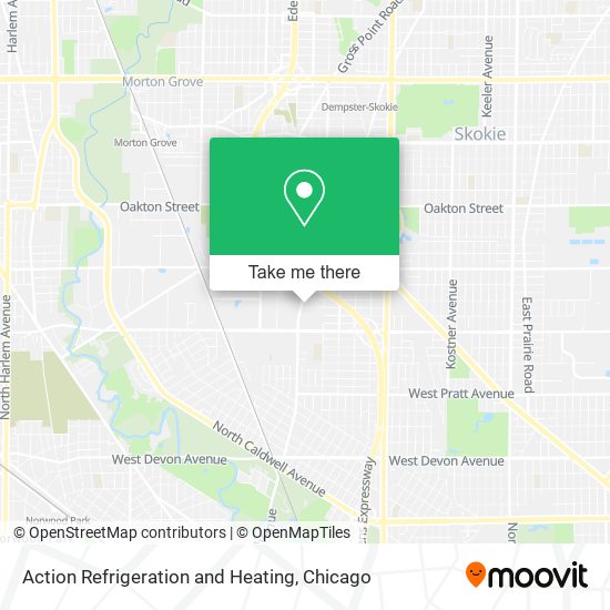 Action Refrigeration and Heating map