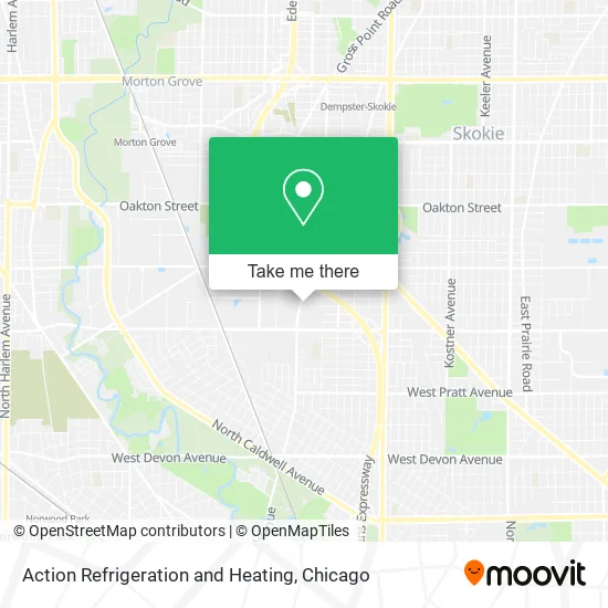 Action Refrigeration and Heating map