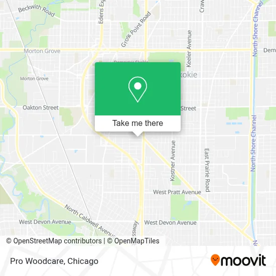 Pro Woodcare map