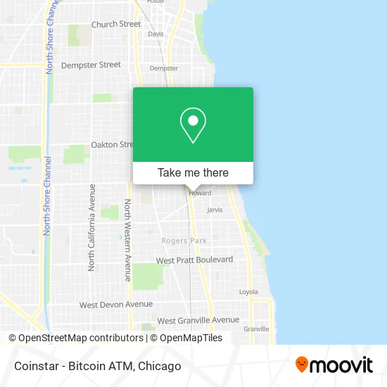Coinstar - Bitcoin ATM map