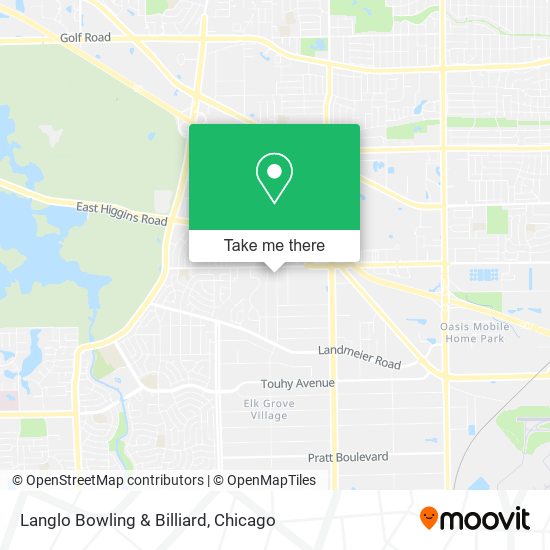 Langlo Bowling & Billiard map