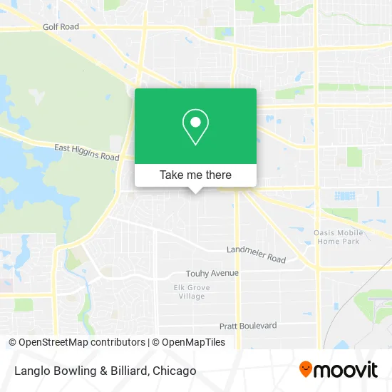 Langlo Bowling & Billiard map