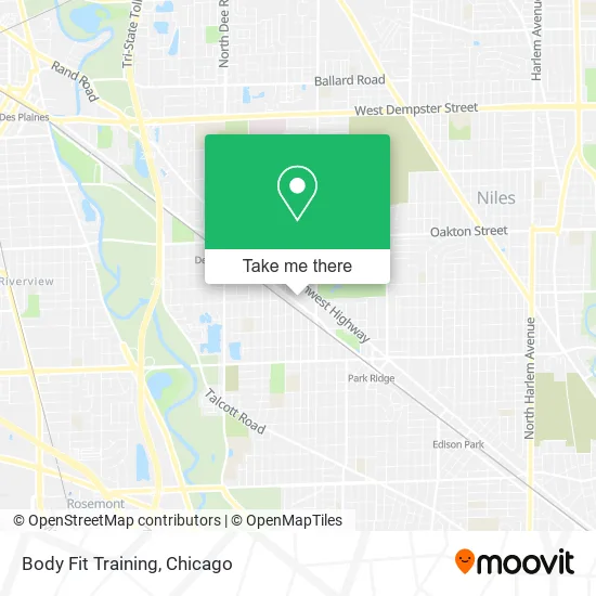 Body Fit Training map