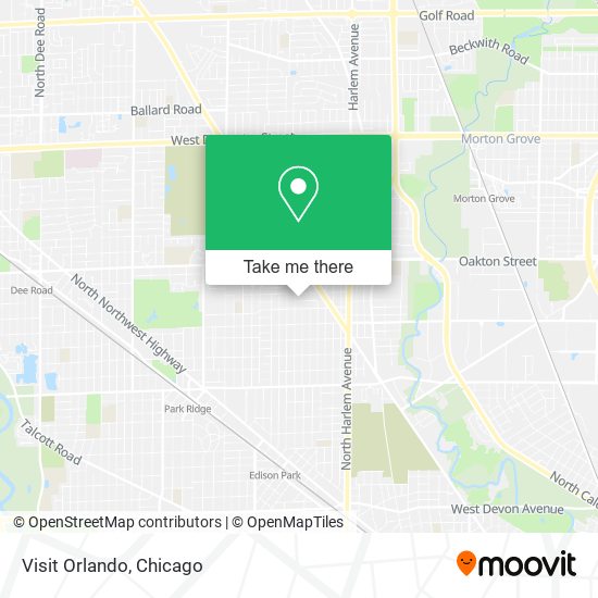 Mapa de Visit Orlando