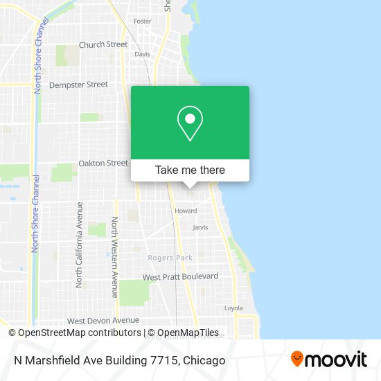 Mapa de N Marshfield Ave Building 7715