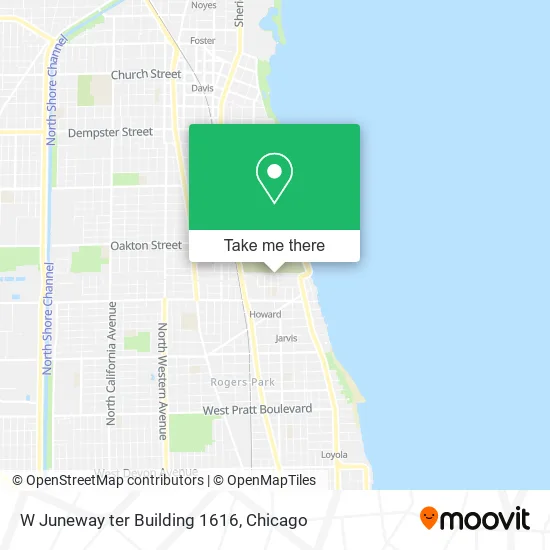 Mapa de W Juneway ter Building 1616