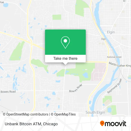 Unbank Bitcoin ATM map