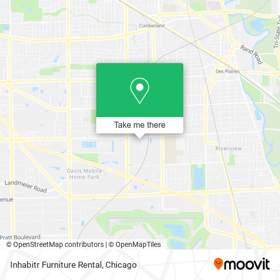 Mapa de Inhabitr Furniture Rental