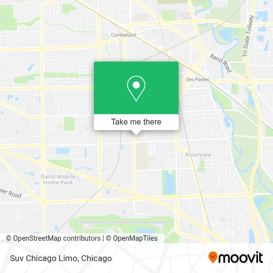 Suv Chicago Limo map