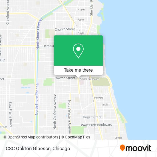 Mapa de CSC Oakton Glbescn