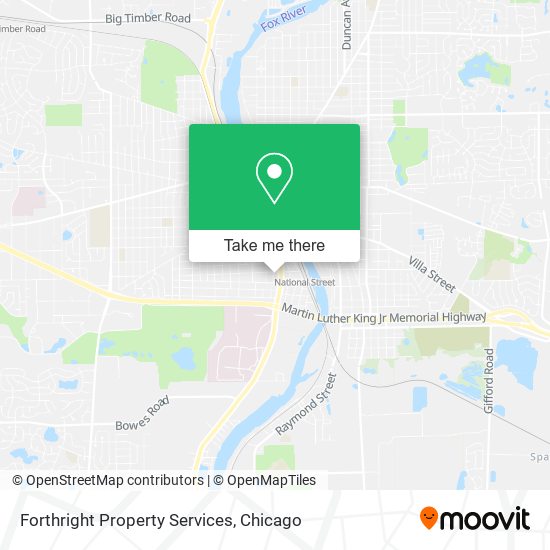 Forthright Property Services map