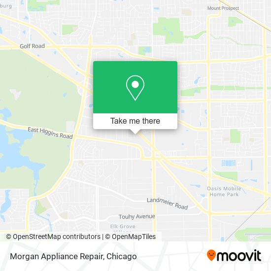 Morgan Appliance Repair map