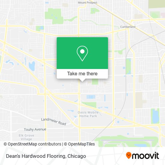 Mapa de Dean's Hardwood Flooring