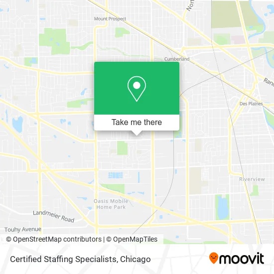 Certified Staffing Specialists map