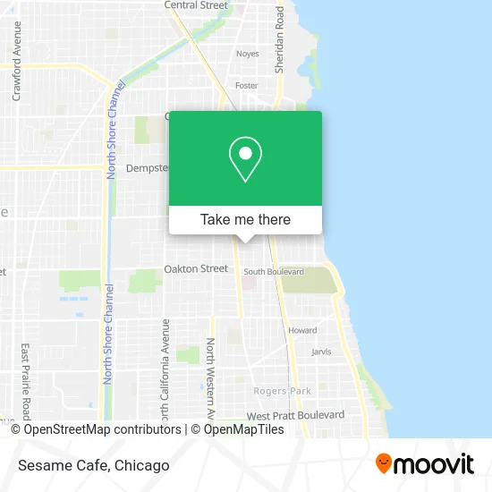 Sesame Cafe map