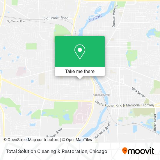 Total Solution Cleaning & Restoration map