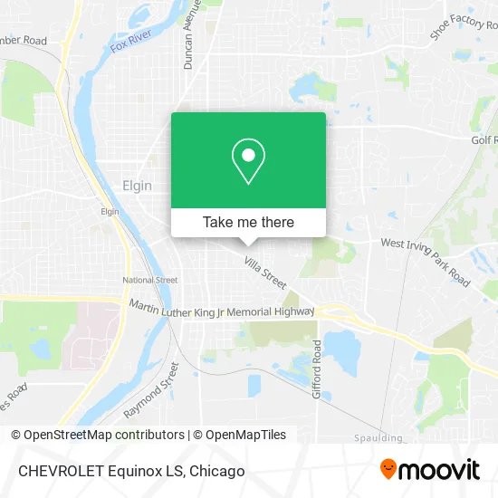 CHEVROLET Equinox LS map