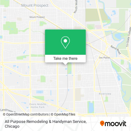 All Purpose Remodeling & Handyman Service map