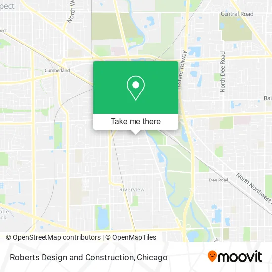 Roberts Design and Construction map