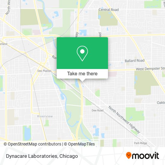 Dynacare Laboratories map