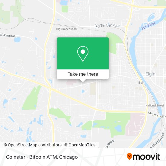 Mapa de Coinstar - Bitcoin ATM