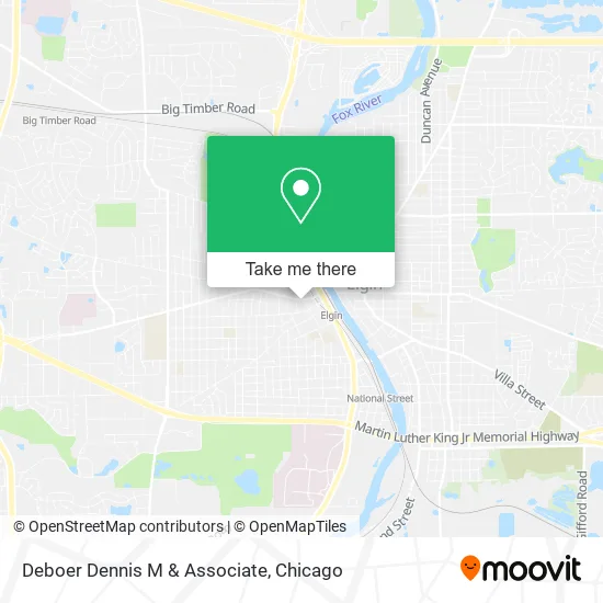 Deboer Dennis M & Associate map