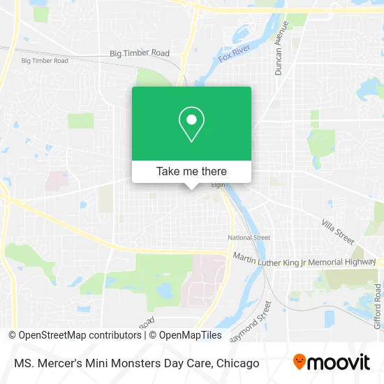 MS. Mercer's Mini Monsters Day Care map