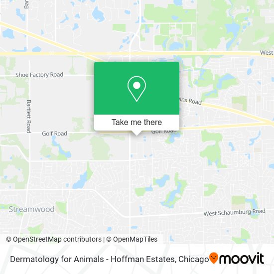 Dermatology for Animals - Hoffman Estates map