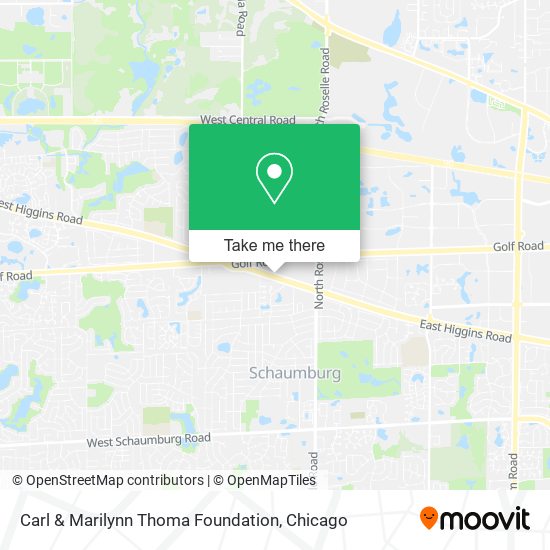 Carl & Marilynn Thoma Foundation map