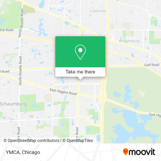 YMCA map