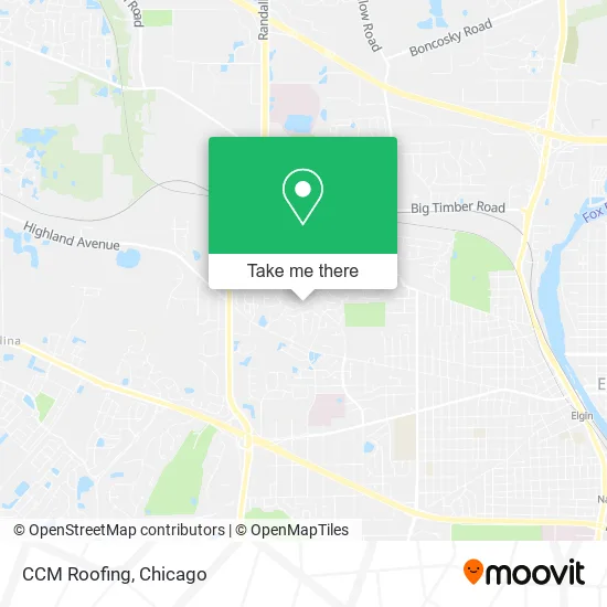 CCM Roofing map