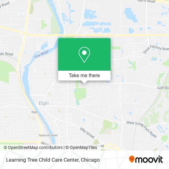 Mapa de Learning Tree Child Care Center