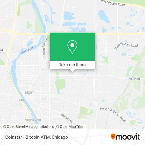 Coinstar - Bitcoin ATM map