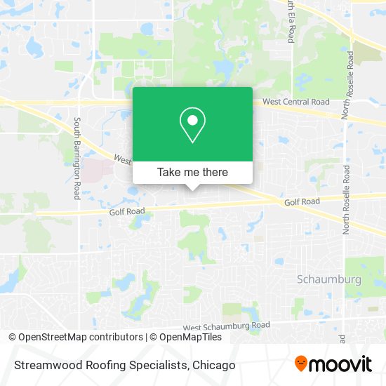 Mapa de Streamwood Roofing Specialists