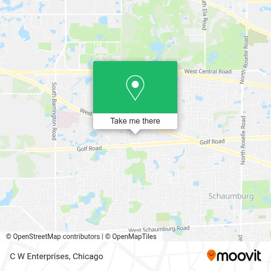 C W Enterprises map