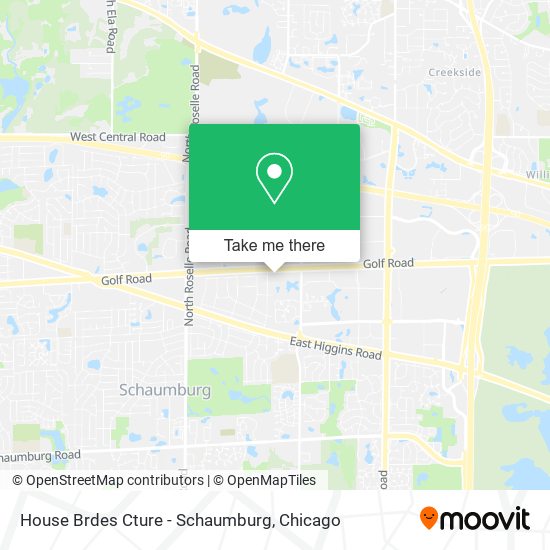 House Brdes Cture - Schaumburg map