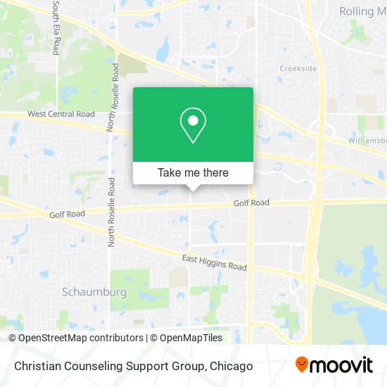 Christian Counseling Support Group map