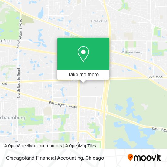 Mapa de Chicagoland Financial Accounting