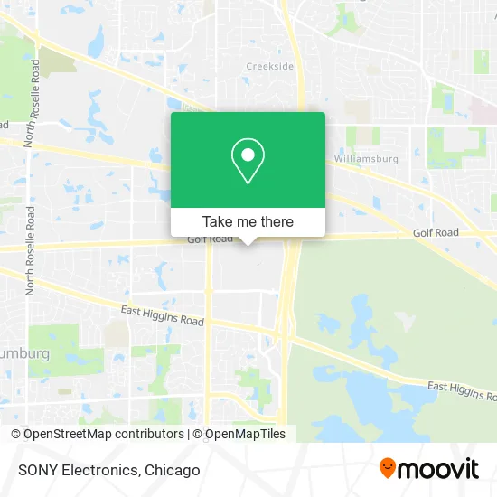 SONY Electronics map