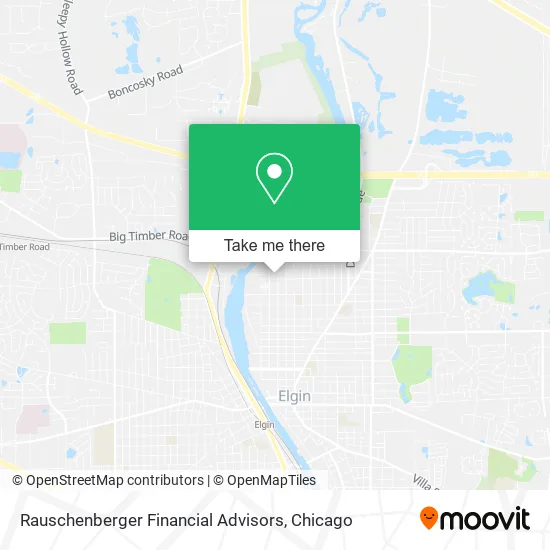 Rauschenberger Financial Advisors map