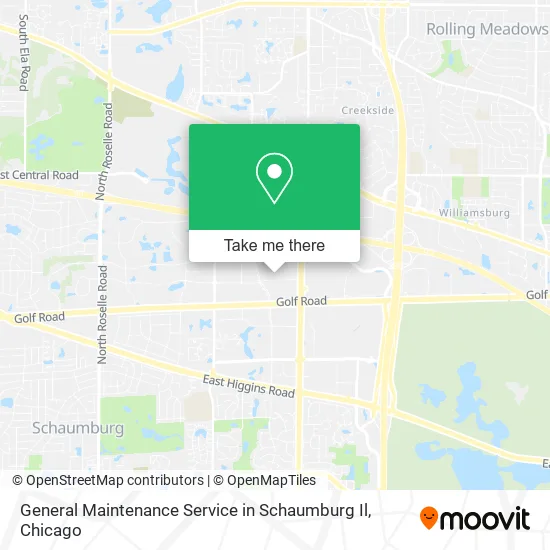 General Maintenance Service in Schaumburg Il map