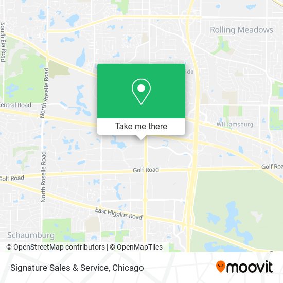 Signature Sales & Service map