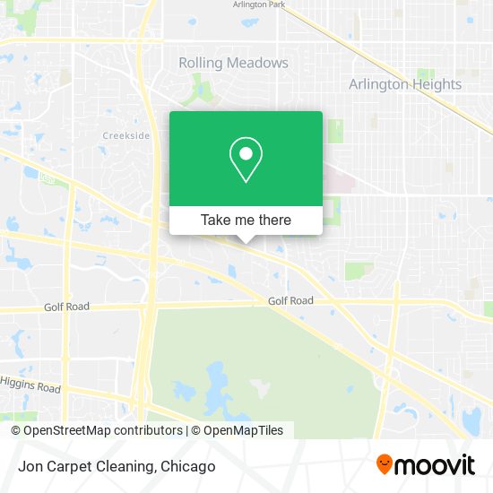 Jon Carpet Cleaning map