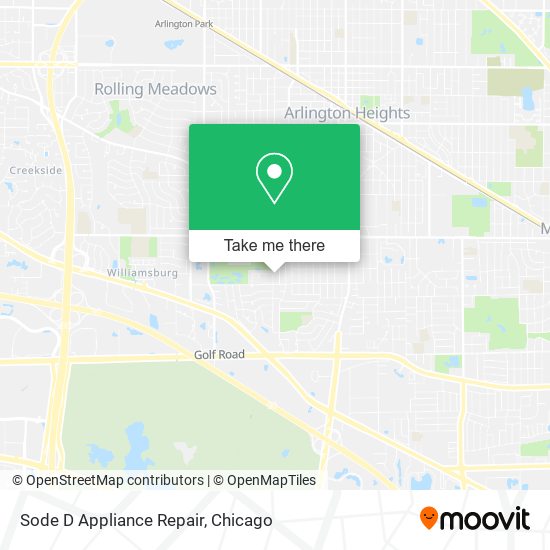 Sode D Appliance Repair map