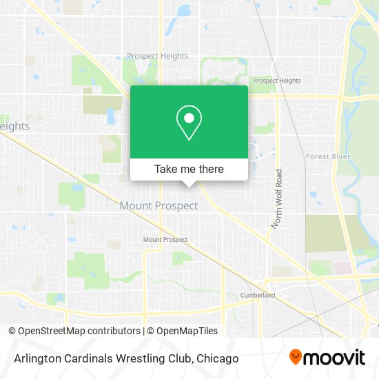 Mapa de Arlington Cardinals Wrestling Club